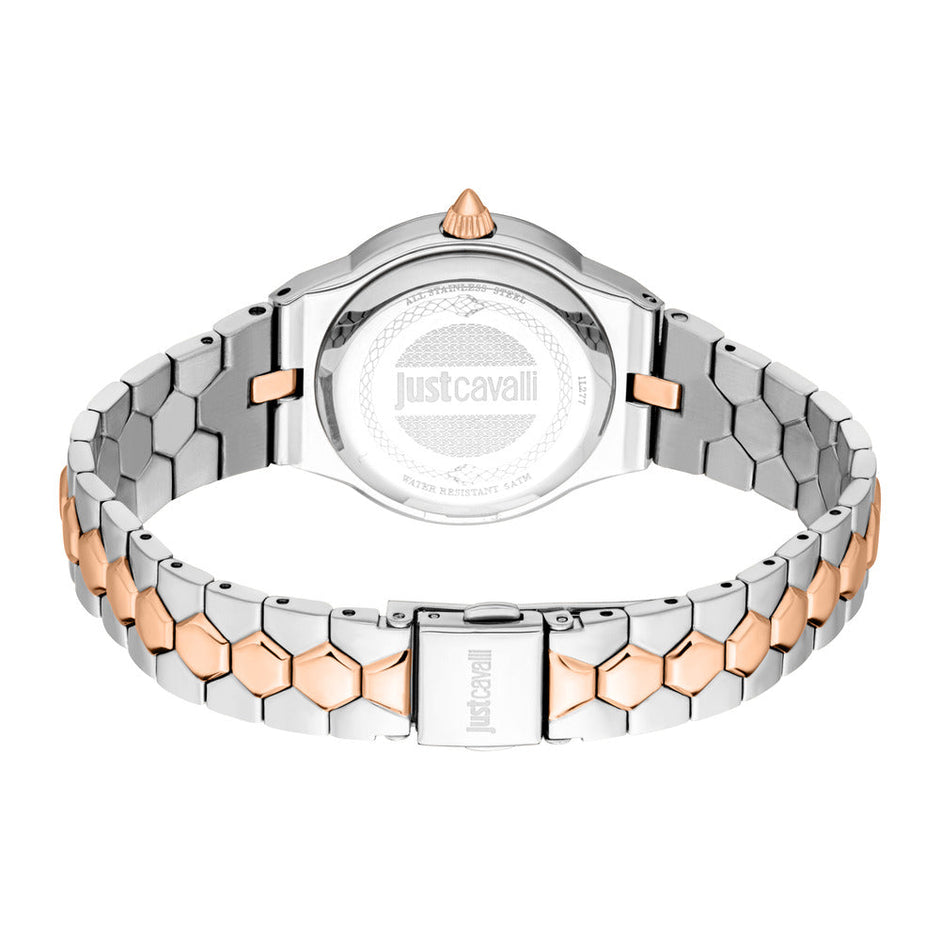 ساعة ستيلو ثنائية اللون نسائية