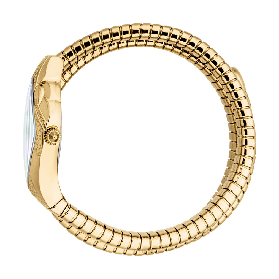 Women Cristallo Golden Watch