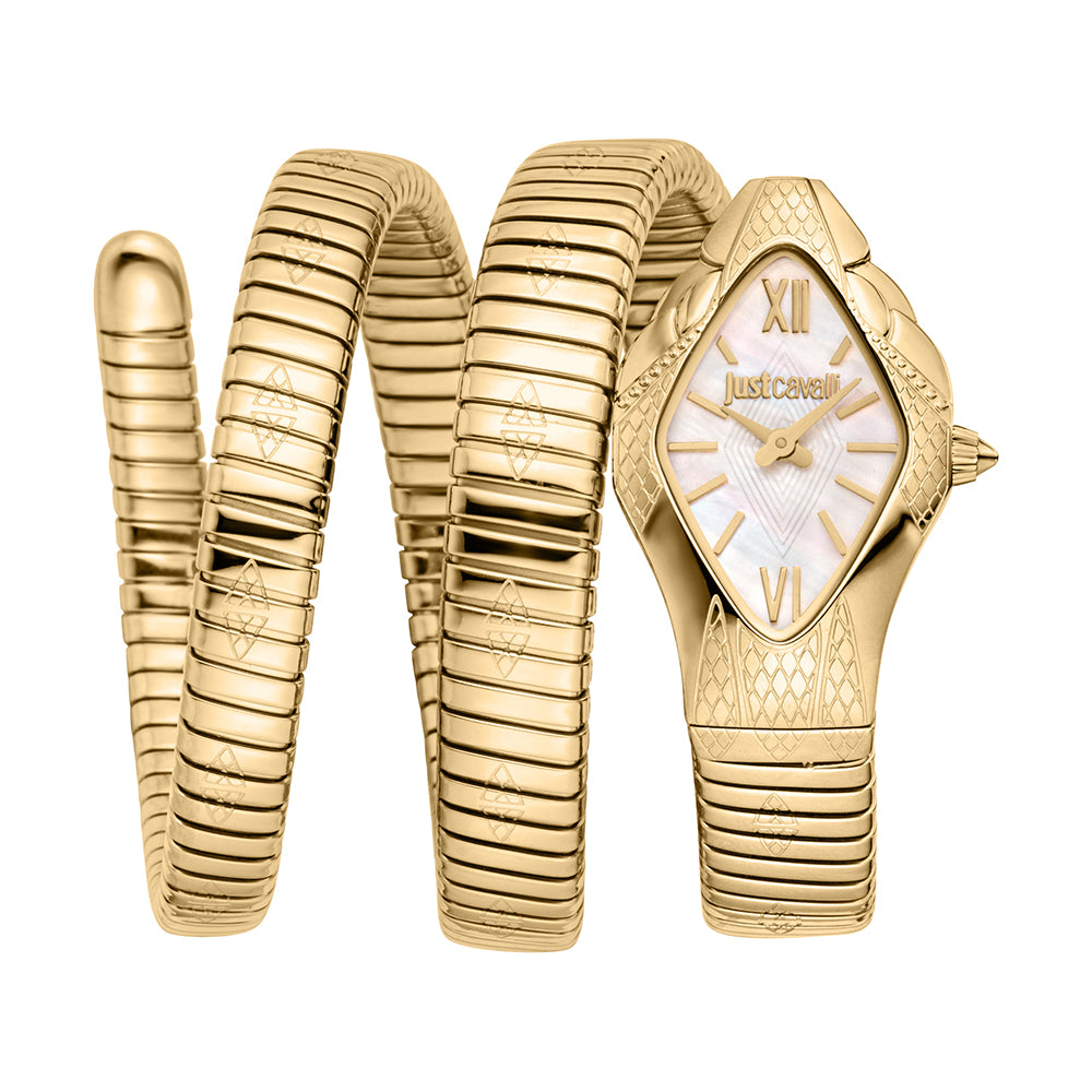 Women Cristallo Golden Watch