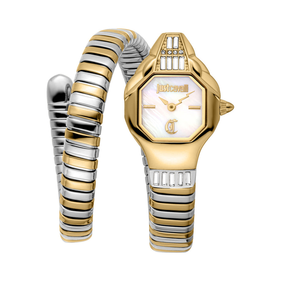 Women Brillante Snake Two Tone Watch