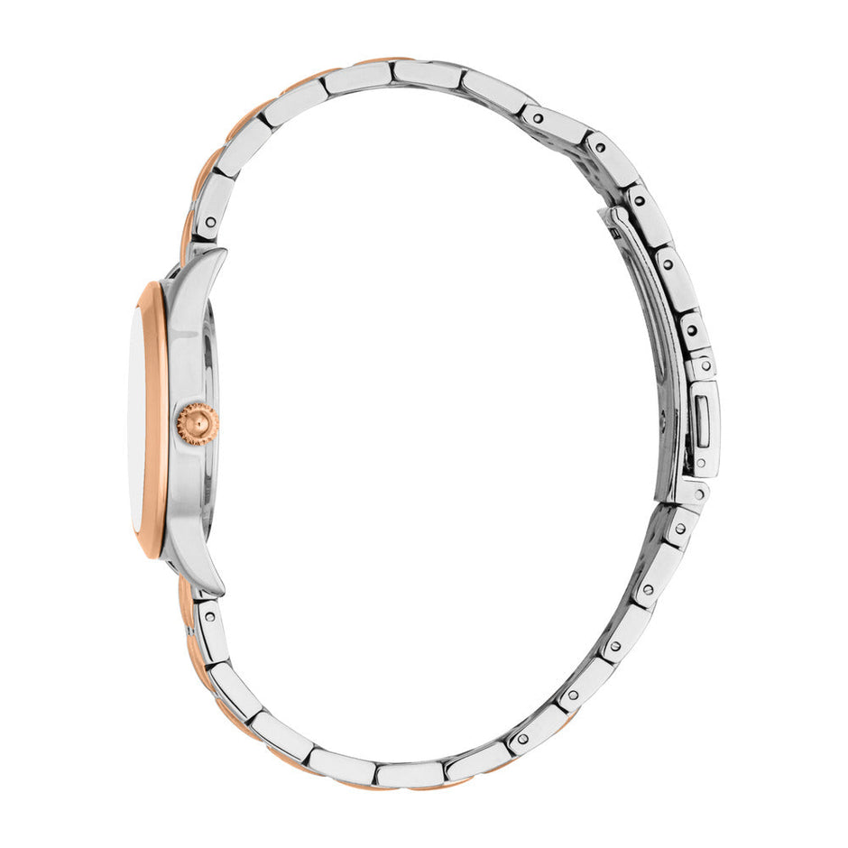 ساعة أورورا ثنائية اللون نسائية مقاس