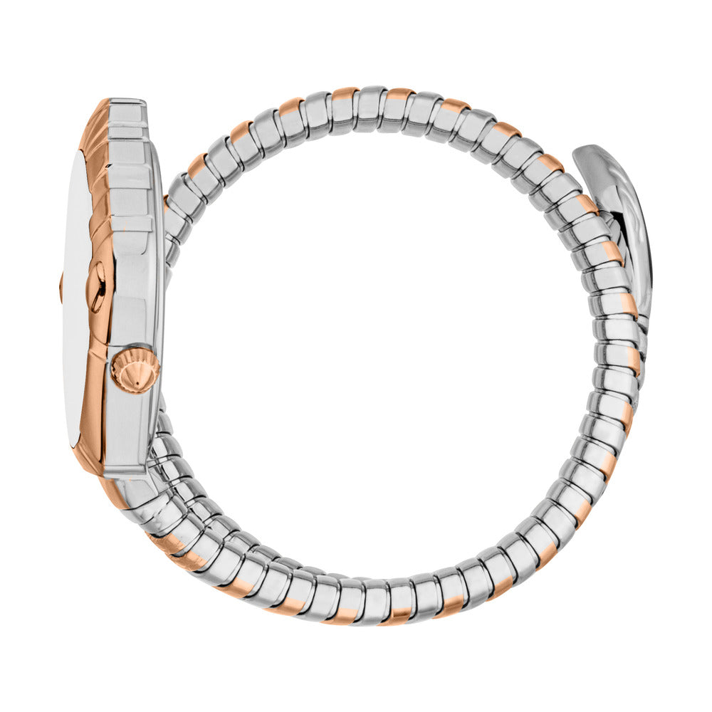 ساعة ليريكا ثنائية اللون نسائية