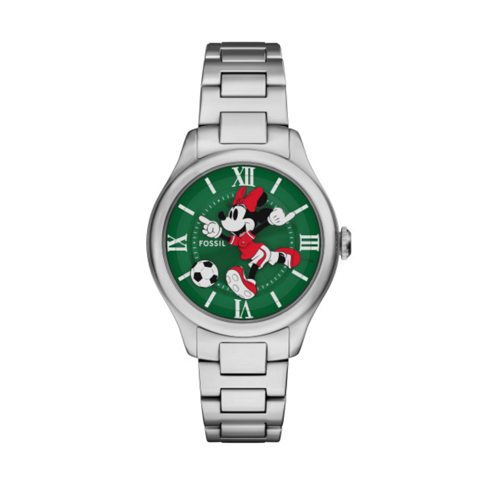Women Mickey And Friends Silver 38mm Watch