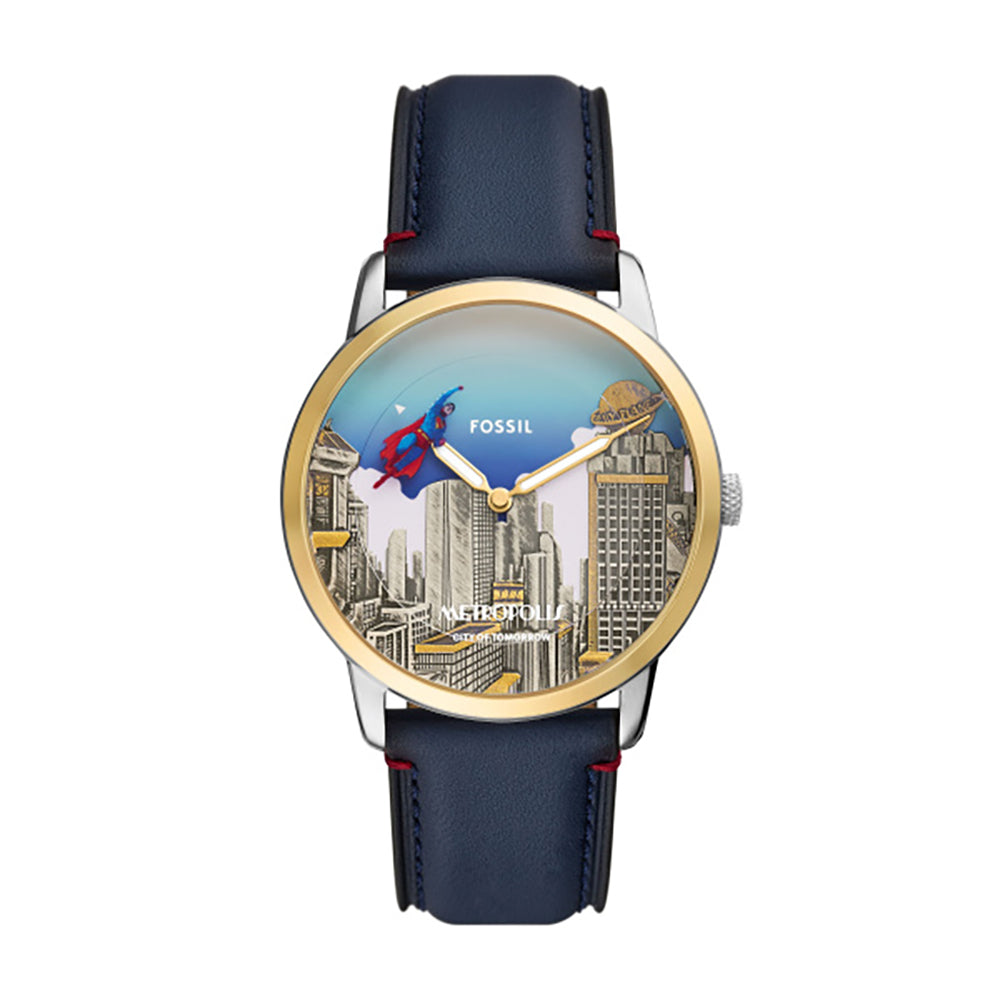 Men Superman 2-Tone 42mm Watch
