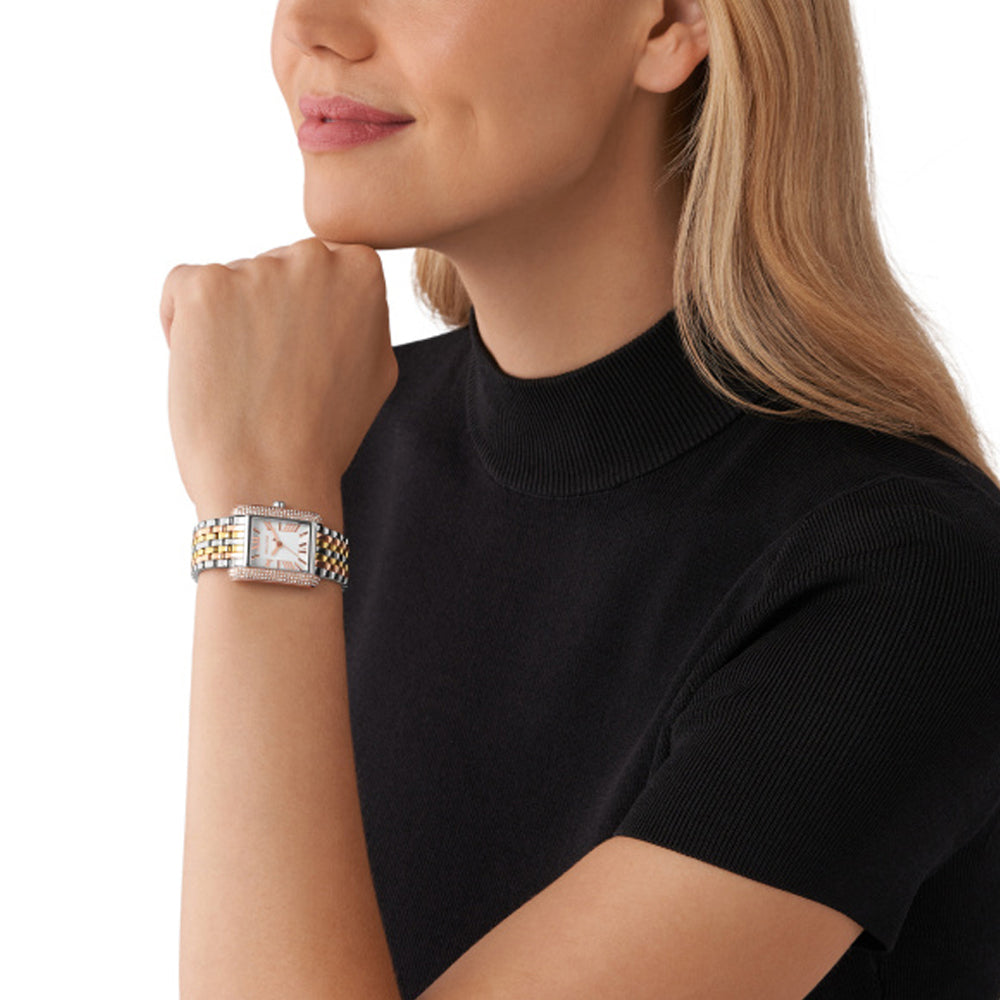 Women Emery Two Toned Watch