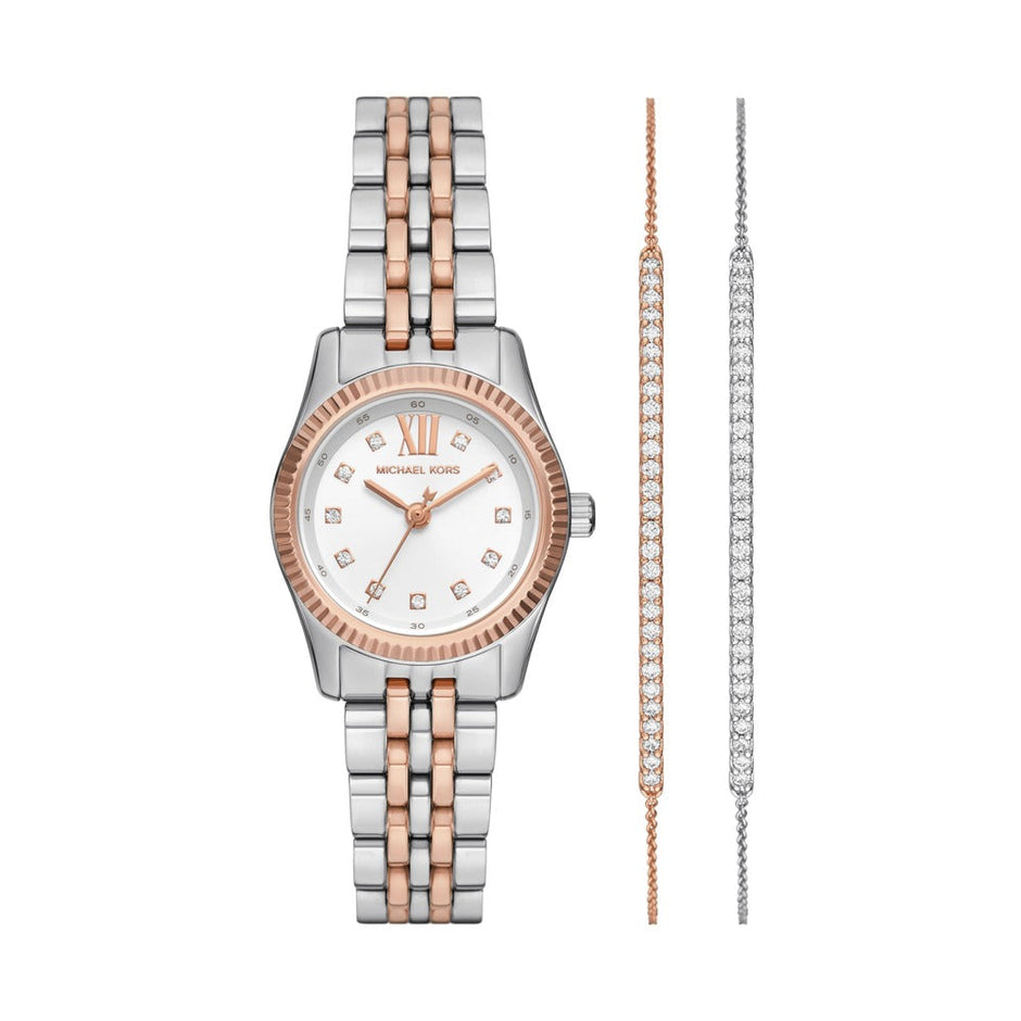 Women Lexington White Watch Set