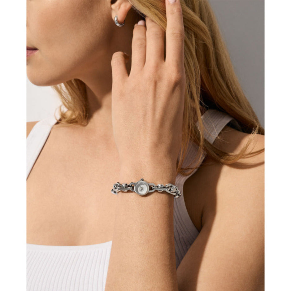 Women Astor Link Silver Watch