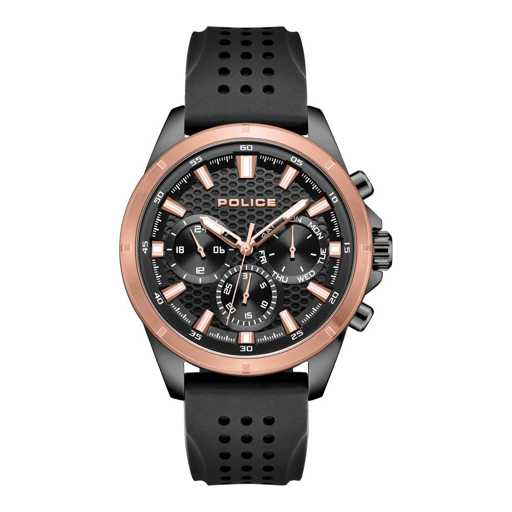 ساعة مالاوي سوداء للرجال مقاس