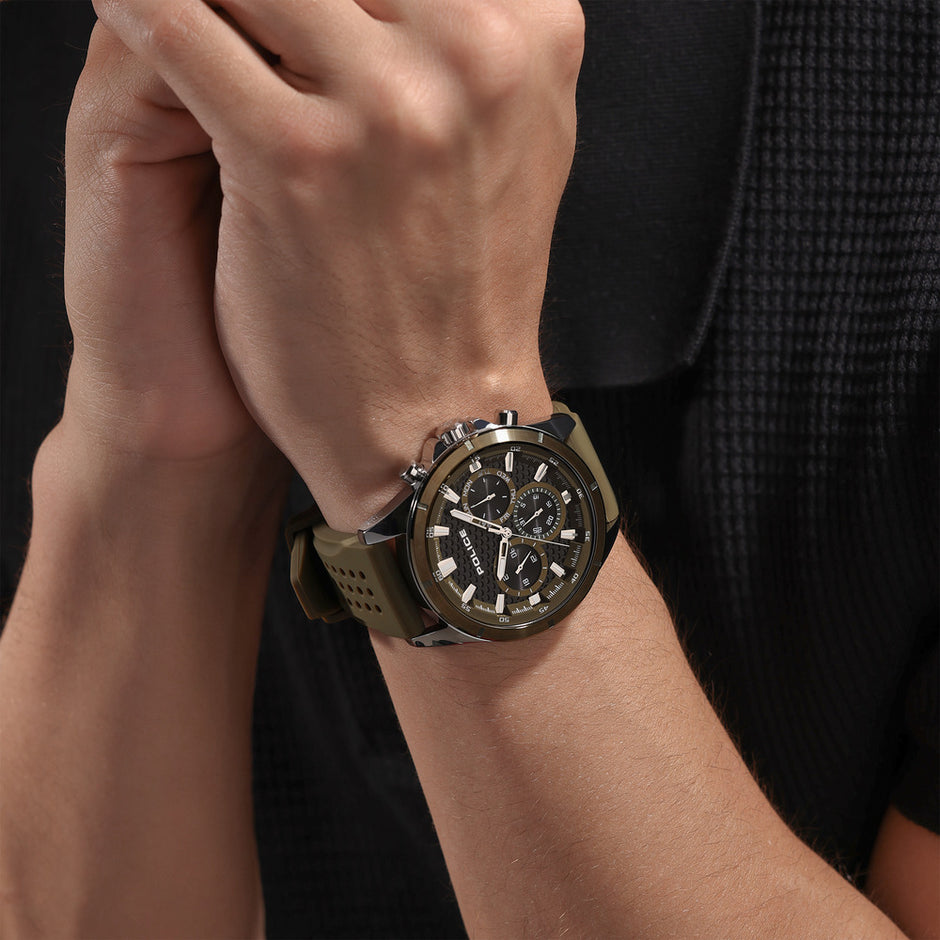 ساعة رجالية مالاوي زيتونية