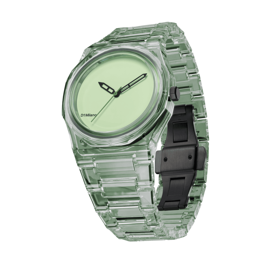 Men Nylon Light Green Watch