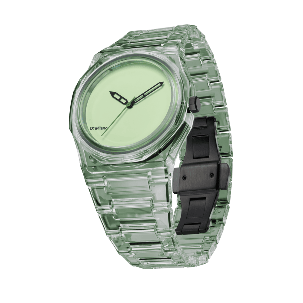 Men Nylon Light Green Watch