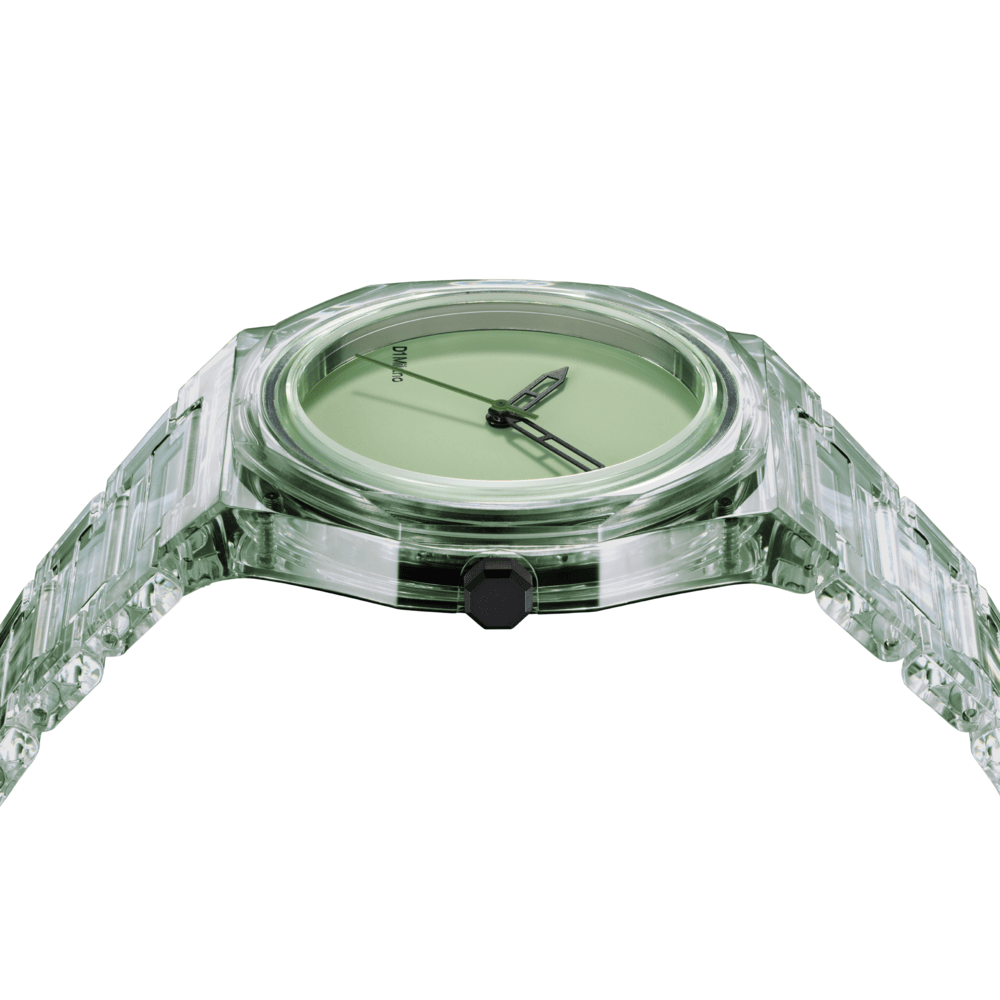 Men Nylon Light Green Watch