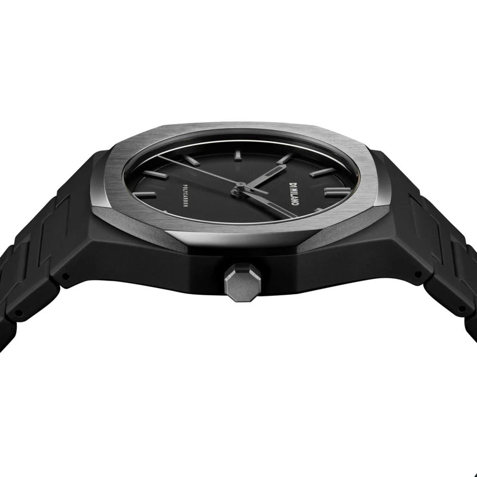 Men Polycarbon Black Watch