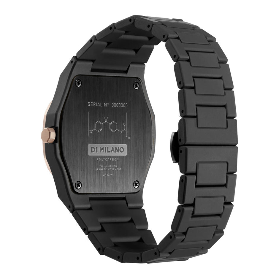 Unisex Polycarbon Black Watch