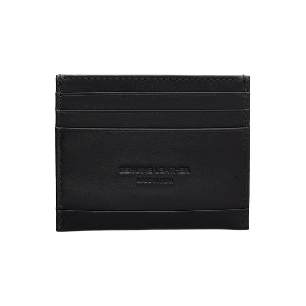 Men Rossano Black Card Holder