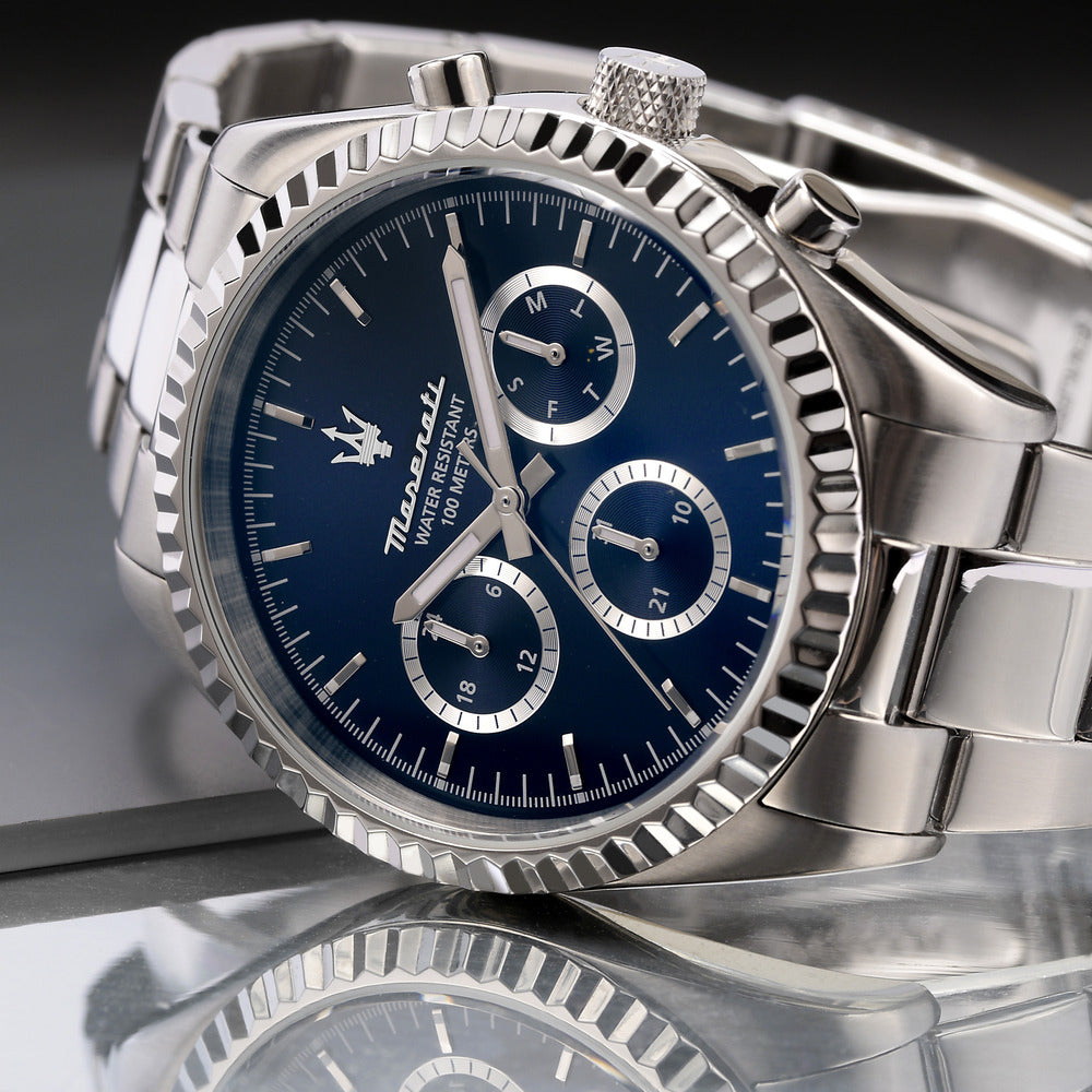 Men Competizione Silver 43mm Watch