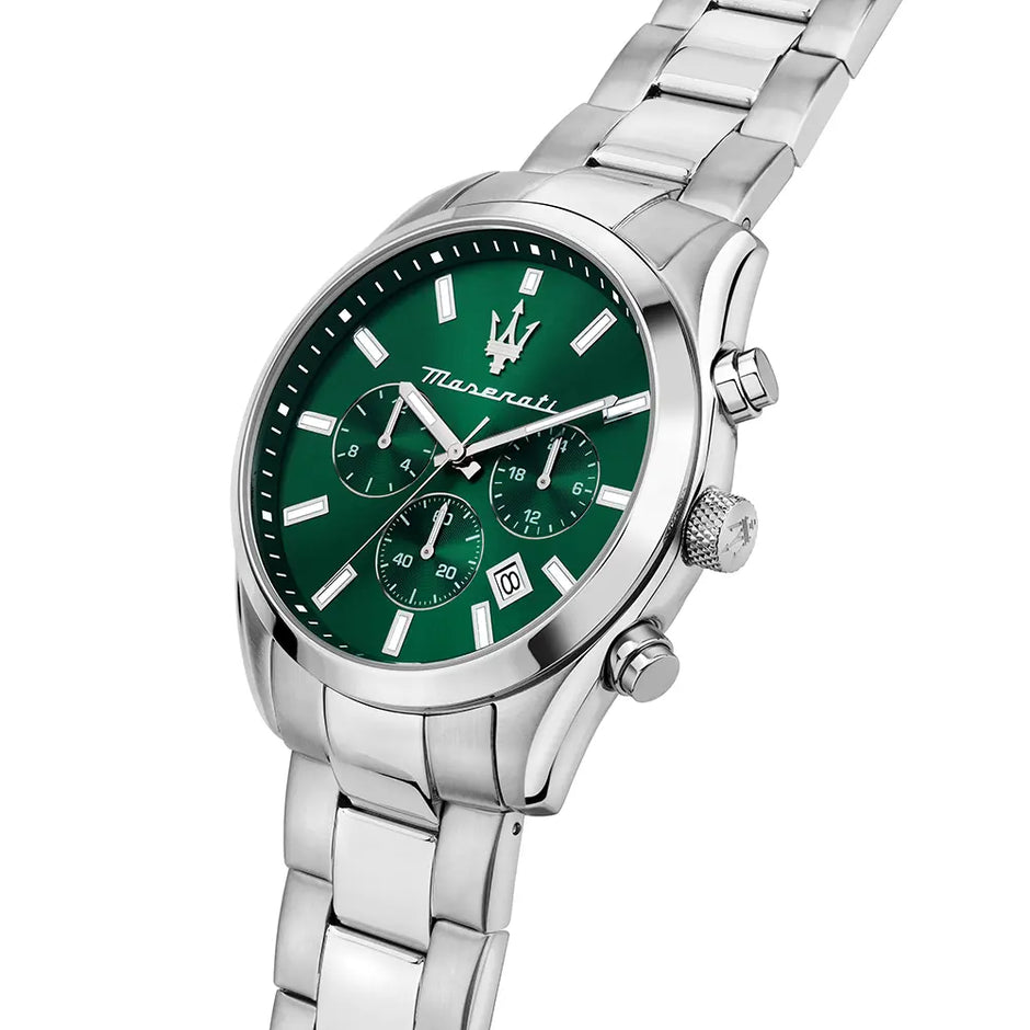 Men Attrazione Green Watch Set
