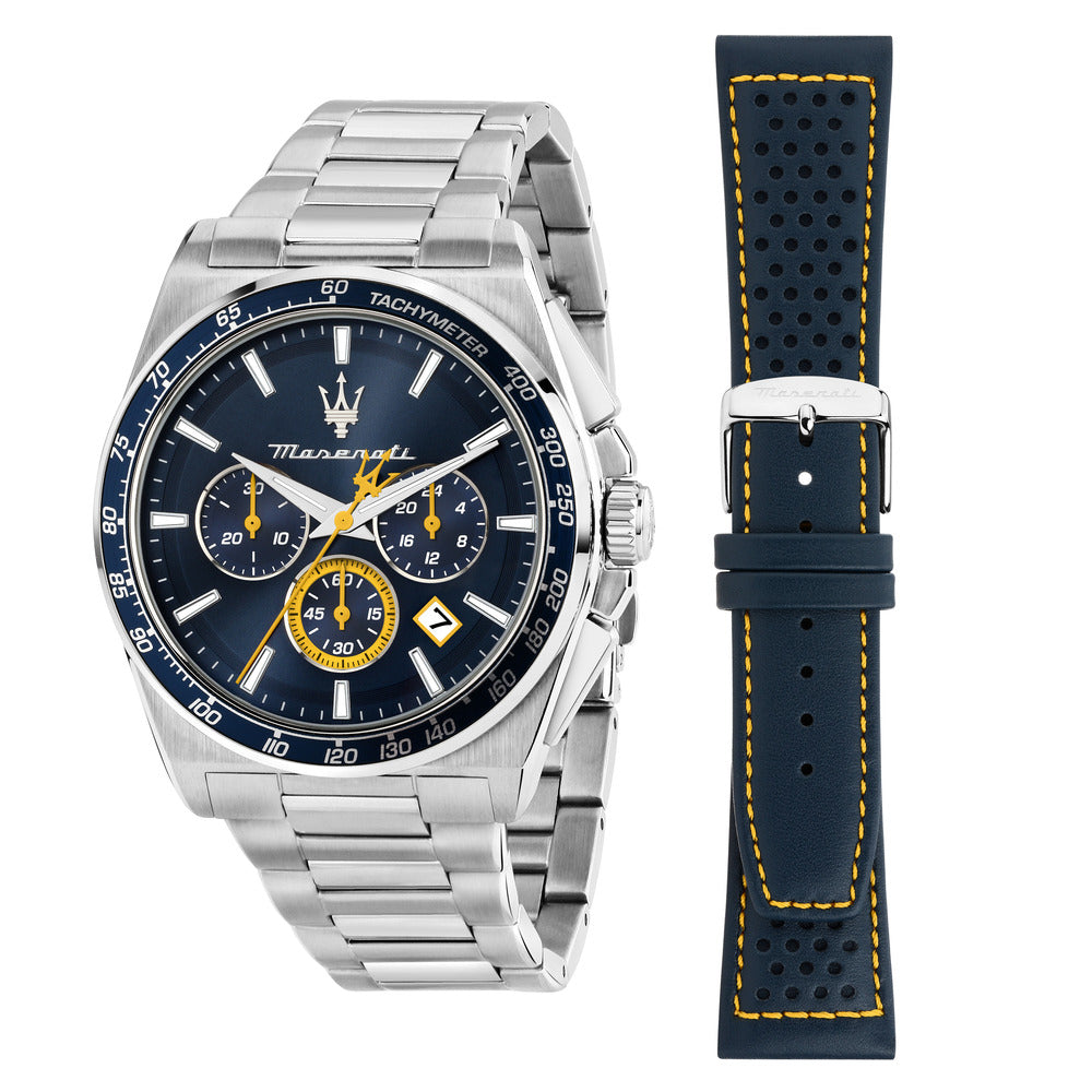 Men Velocita Blue 43mm Watch