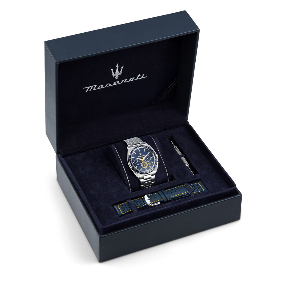 Men Velocita Blue 43mm Watch