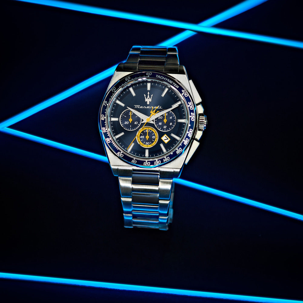 Men Velocita Blue 43mm Watch