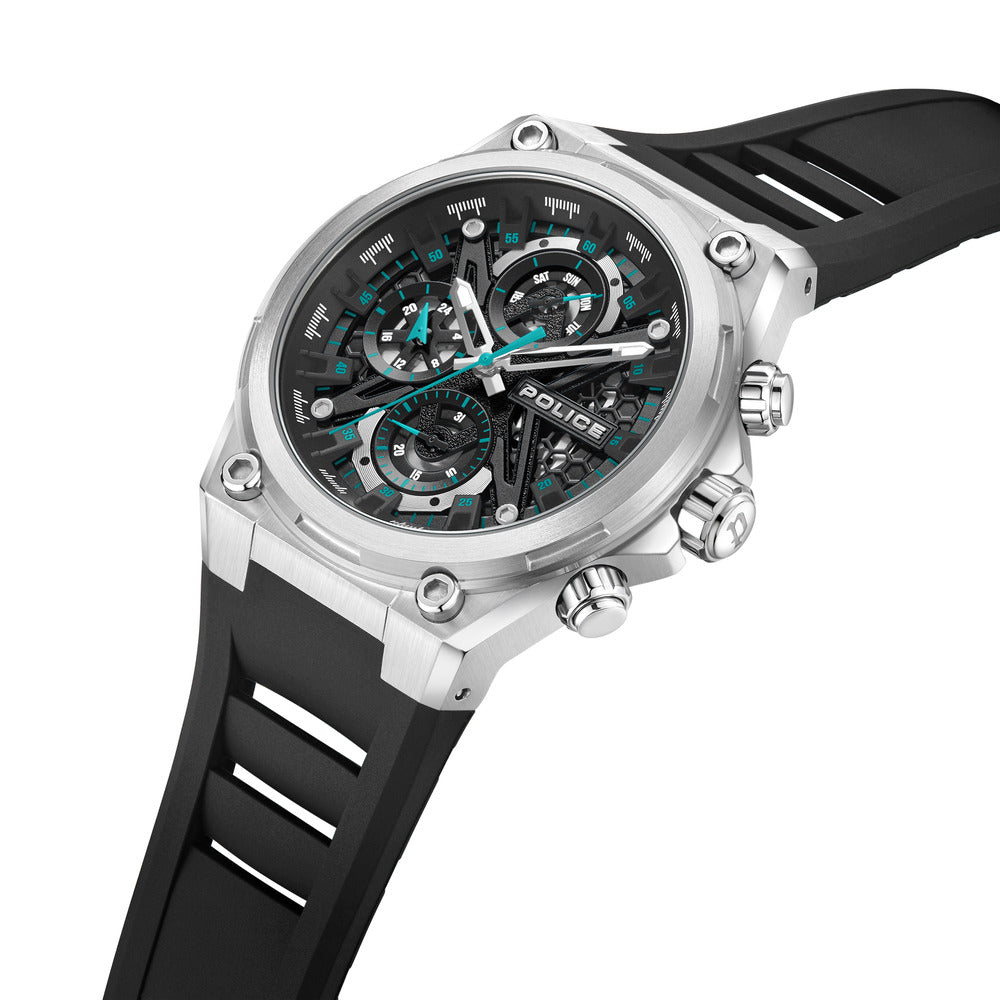 Men Sonic Black 45mm Watch