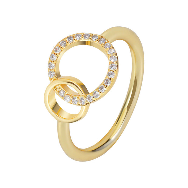 Women Sibilla Slim Round Blue Ring