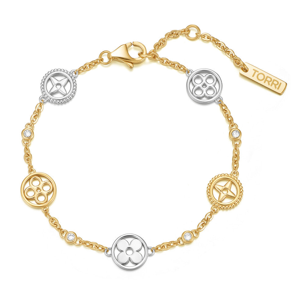 Women Olivia Two Tone Bracelet