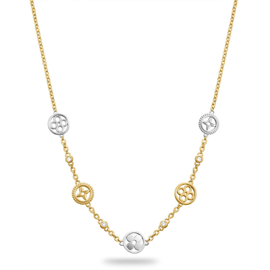 Women Olivia Two Tone Necklace