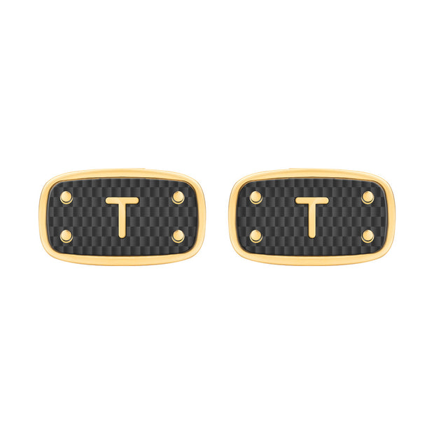 Men Bertoldo Golden Cufflink