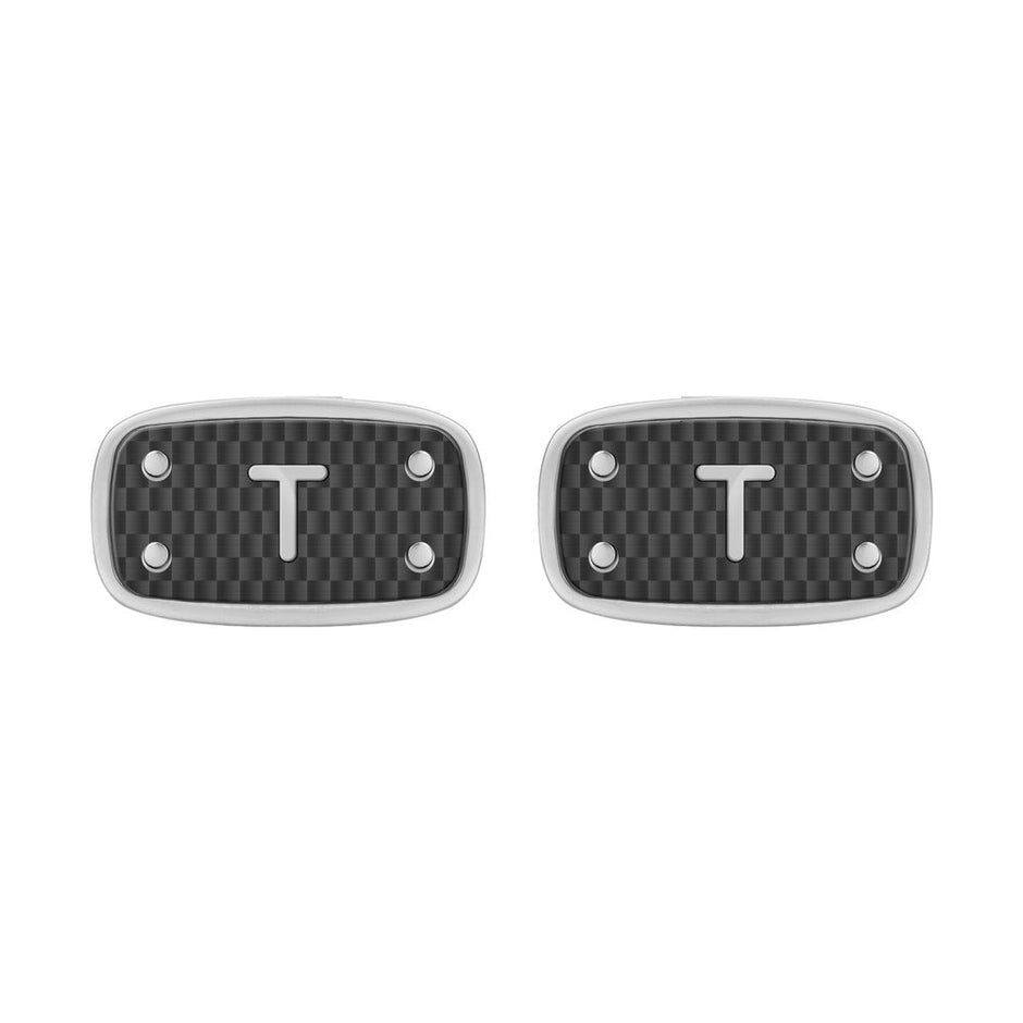 Men Bertoldo Black Cufflink