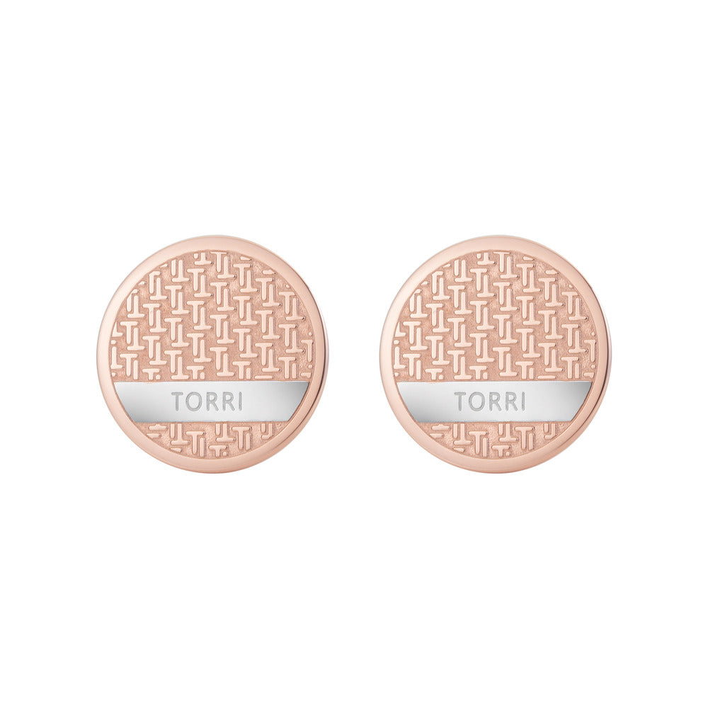 Men Elpidio Rose Gold Cufflink