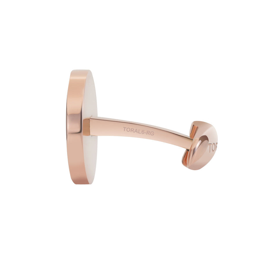 Men Elpidio Rose Gold Cufflink