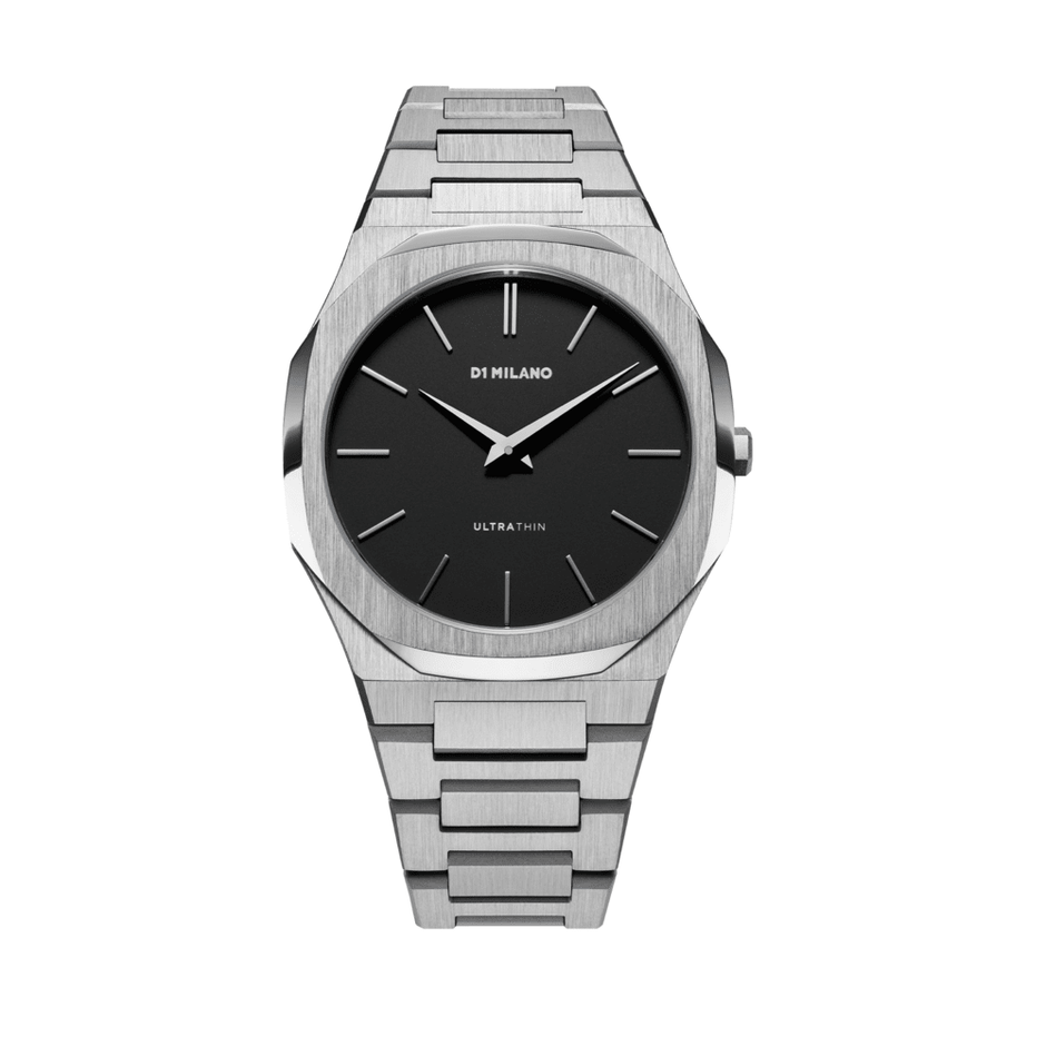 Men Ultra Thin Silver Watch