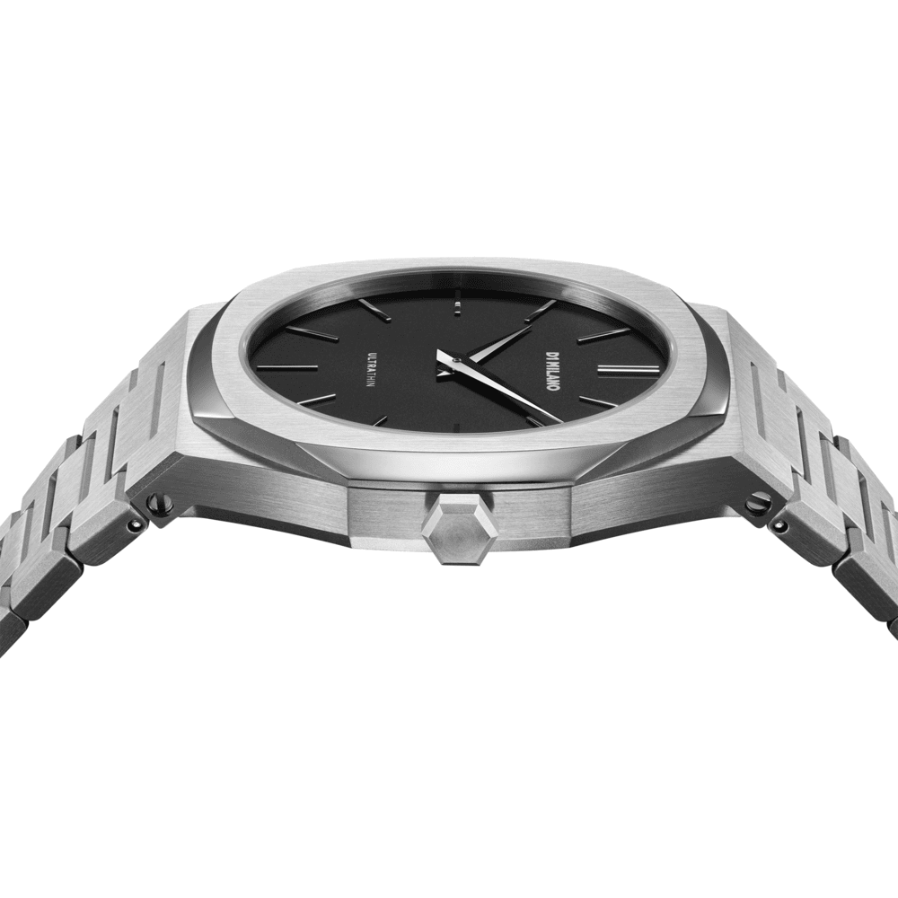 Men Ultra Thin Silver Watch