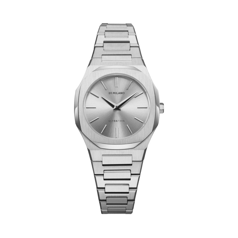 Women Ultra Thin Silver Watch