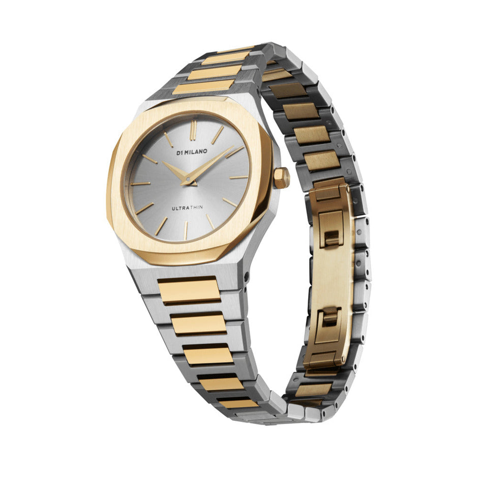 Women Ultra Thin Two Tone Watch