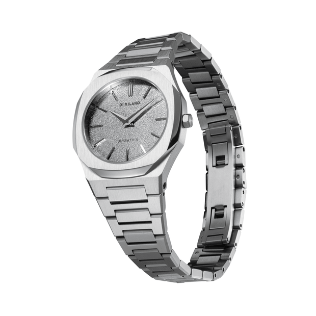 Women Ultra Thin Silver Watch