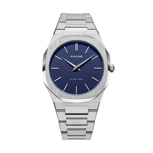 Unisex Ultra Thin Blue Watch