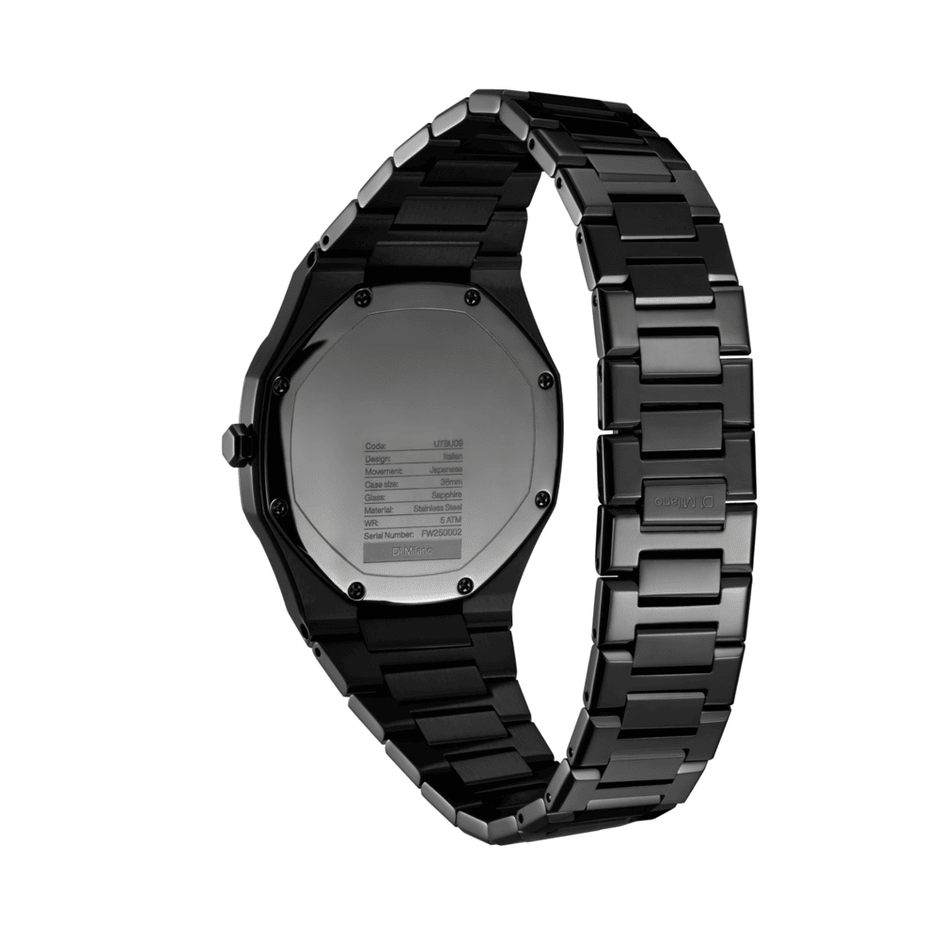 Unisex Black Mirror Watch