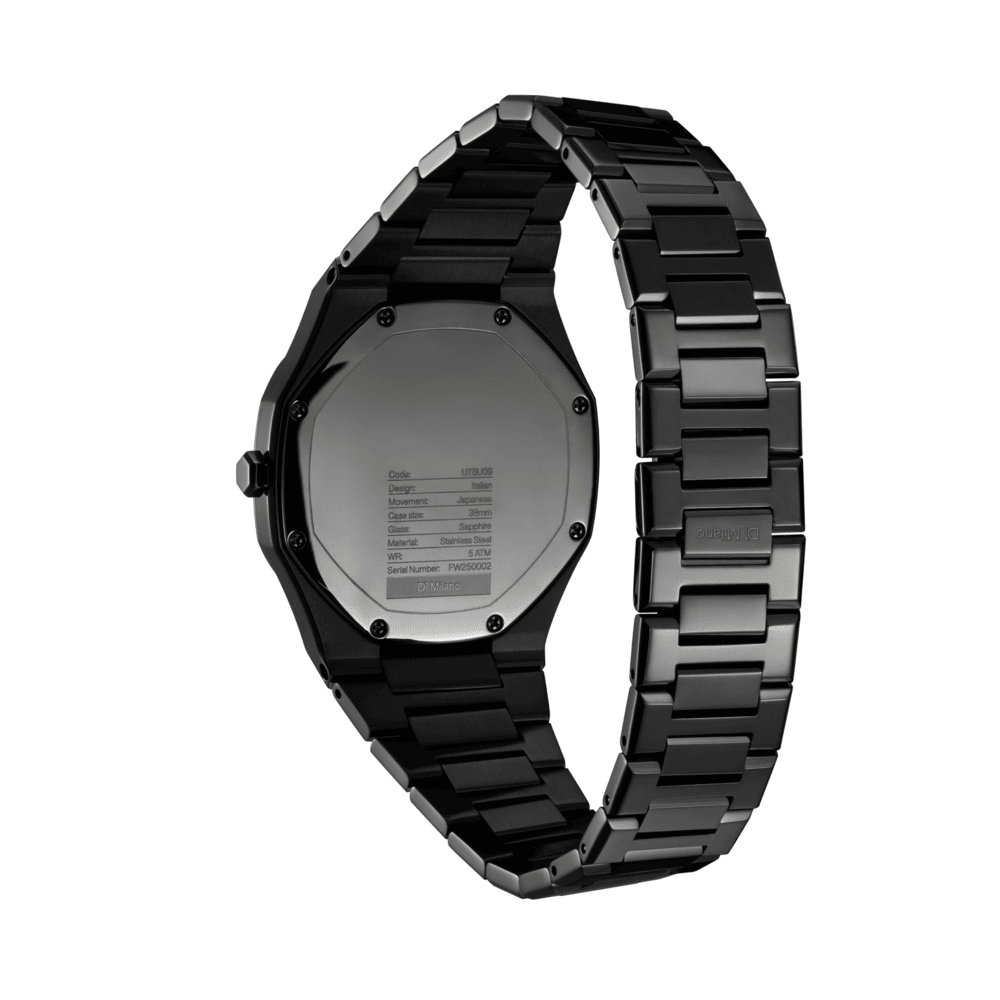 Unisex Black Mirror Watch