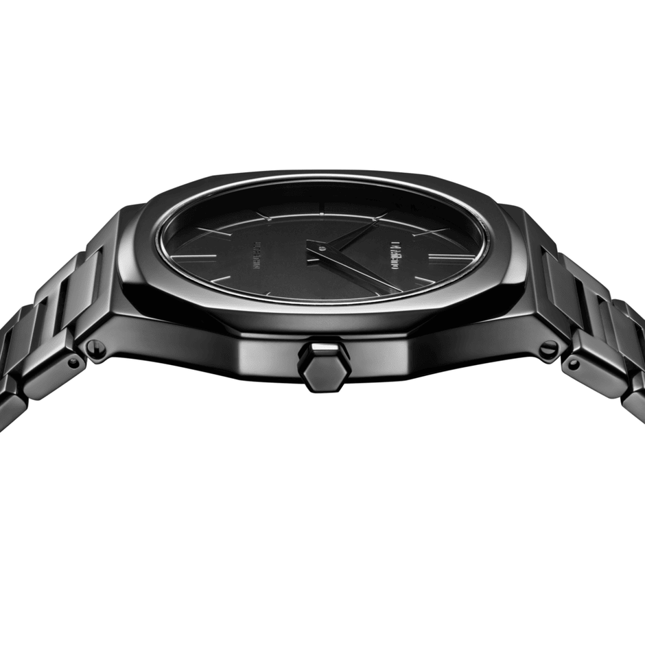 Unisex Black Mirror Watch