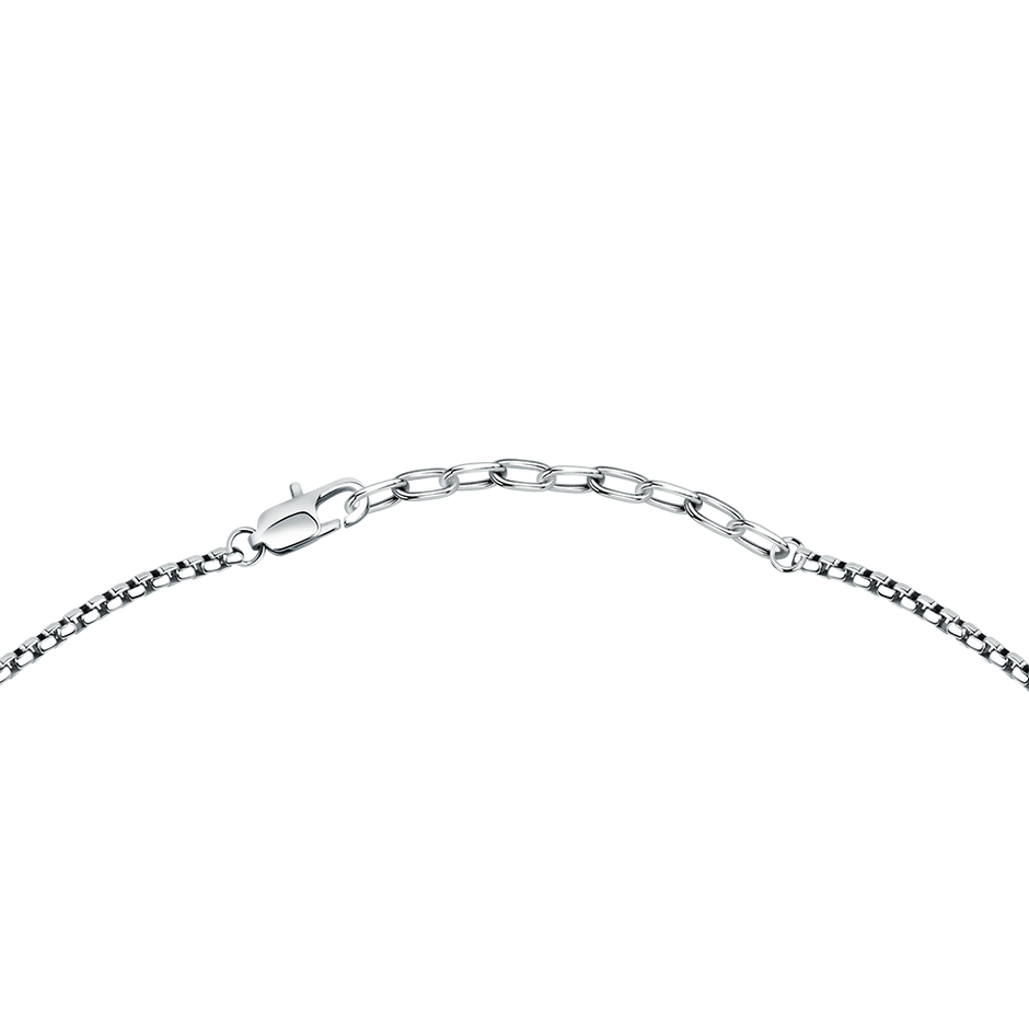 Men Maserati Silver Necklace