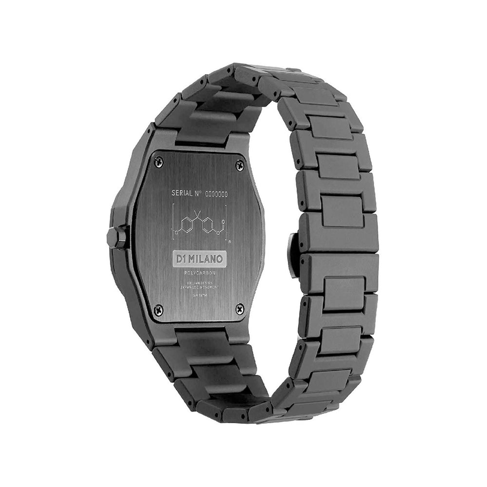 Men Polycarbon Black Watch