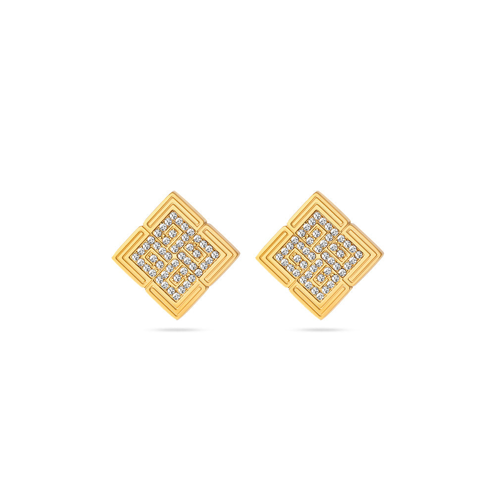 Women Vivienne Gold Plated Earrings