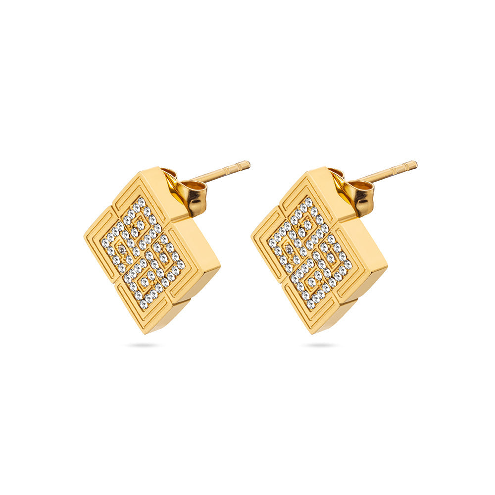 Women Vivienne Gold Plated Earrings