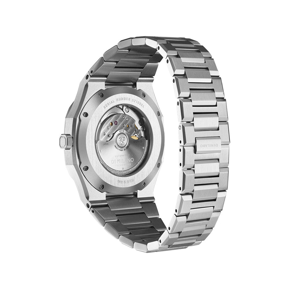 Men Automatic Silver Watch