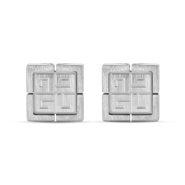 Men Charlie Silver Cufflinks