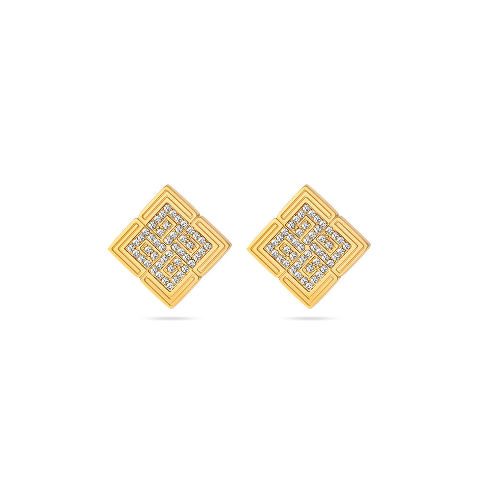Women Vivienne Gold Plated Earrings