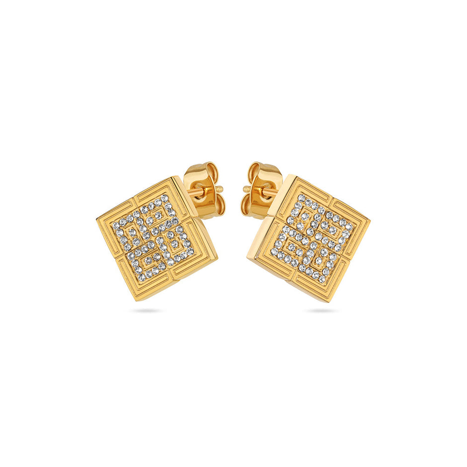 Women Vivienne Gold Plated Earrings
