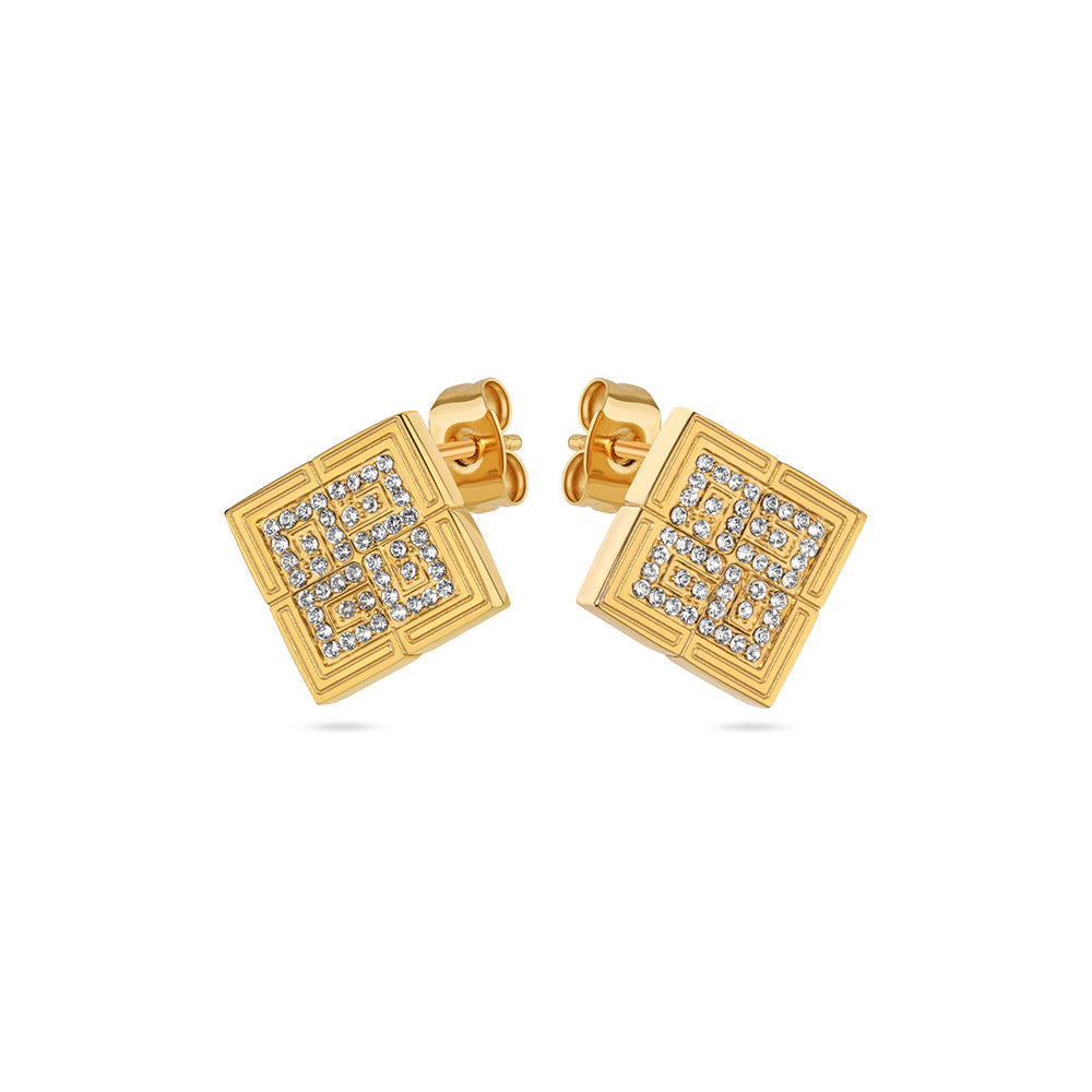 Women Vivienne Gold Plated Earrings